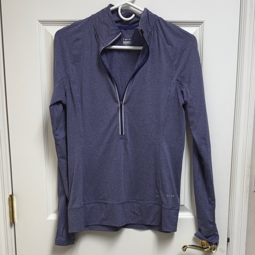 Hind Quarter-Zip Dry-Fit Running Too